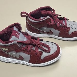 Jordan 1 'Grey/Cherrywood Red' 10C (New no Box)